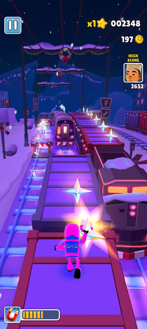 Subwaysurf五角星菜單官方最新版