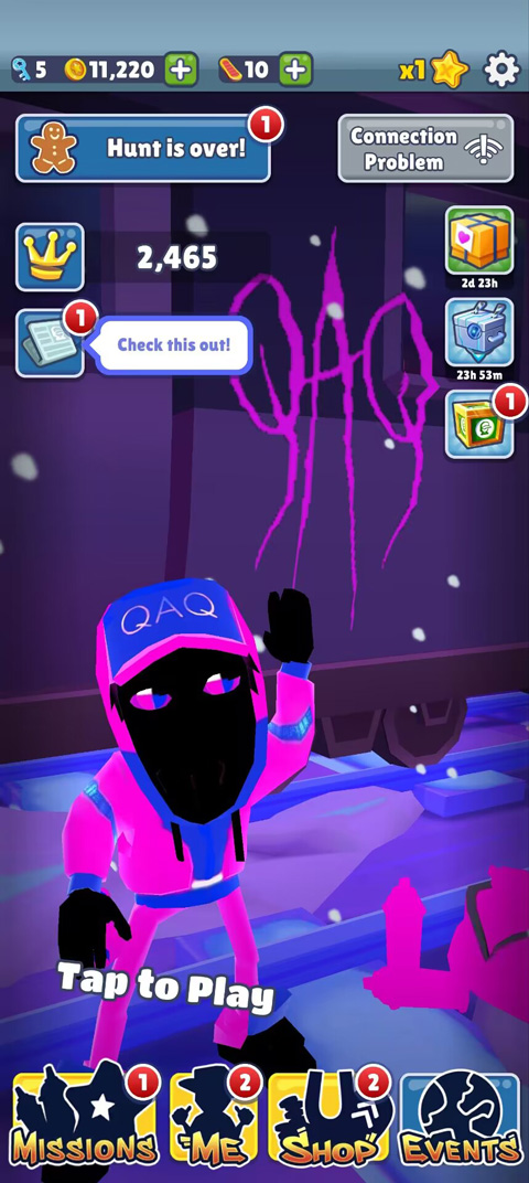 Subwaysurf五角星菜單官方最新版