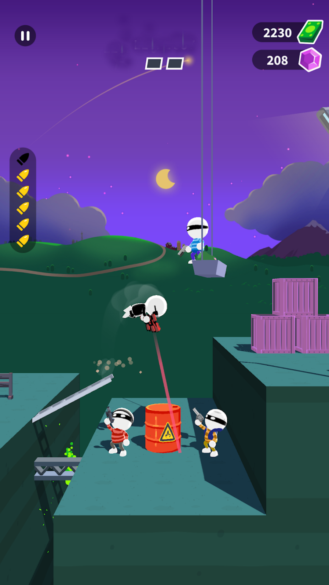 雙槍火柴人射擊