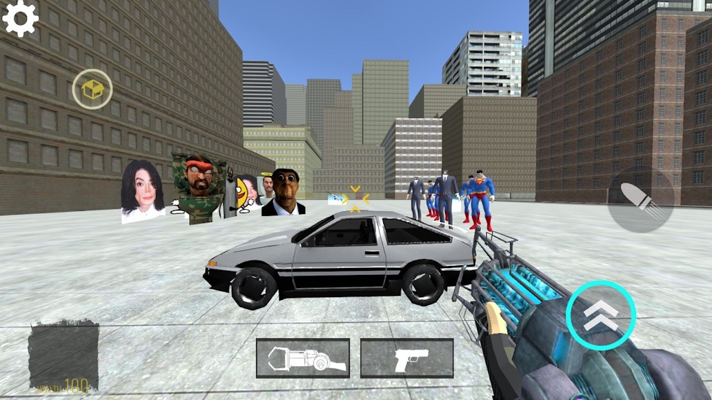 幕后的Nextbot沙盒内置菜单