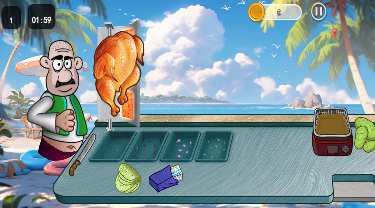 沙拉三明治廚師手游