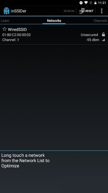 inSSIDer測(cè)試工具