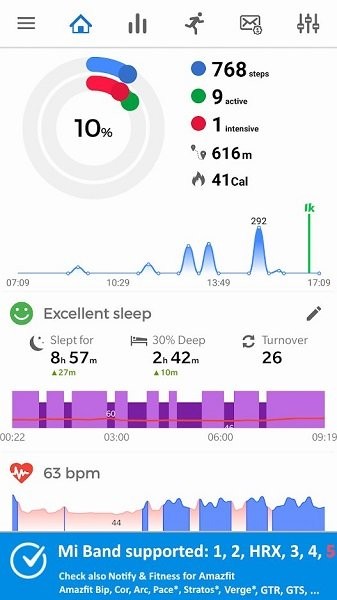 Notify & Fitness for Mi Band(小米手環第三方表盤app)
