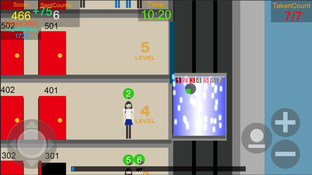 elevator電梯女孩像素桃子移植大官網免費版