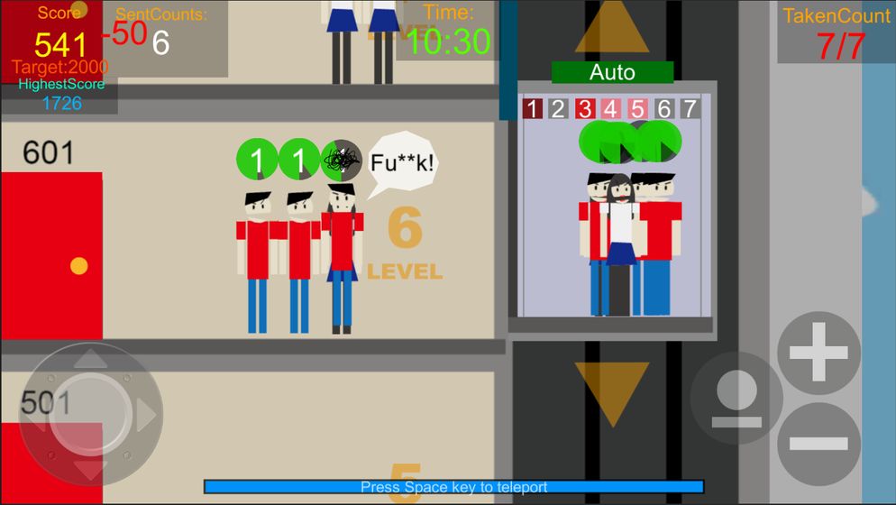 elevator電梯女孩像素桃子移植大官網免費版