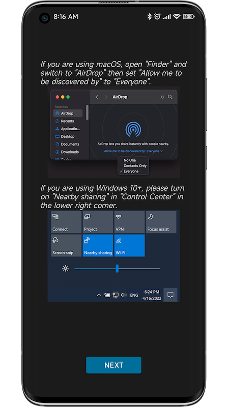 隔空传送AndDropapp