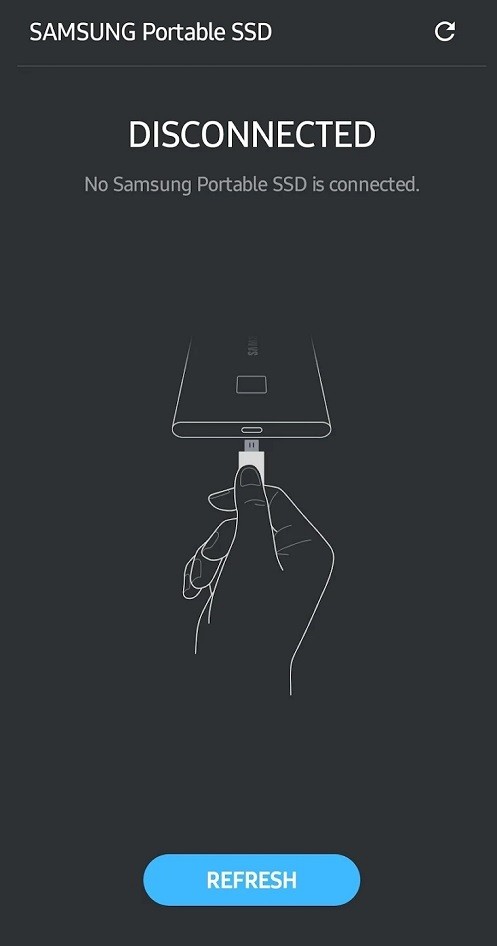 Samsung Portable SSD Software 1.0