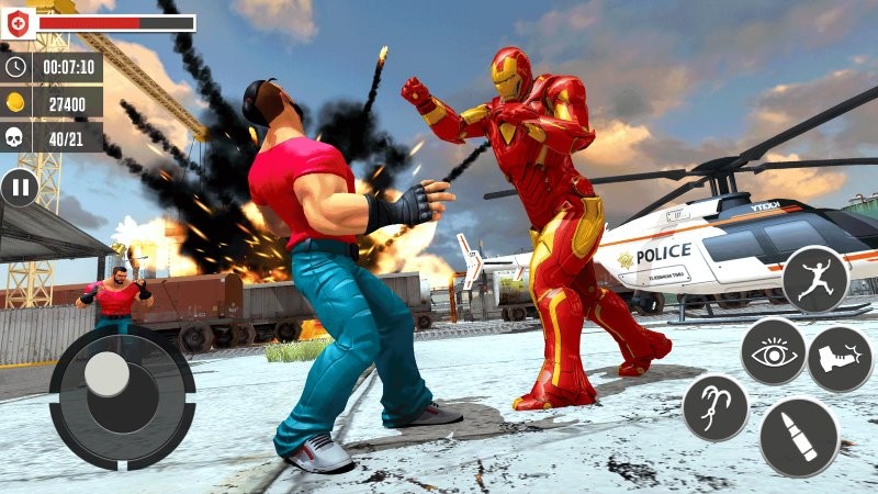 超级钢铁侠绳索英雄无限金币钻石版 超级钢铁侠绳索英雄无限金币钻石版