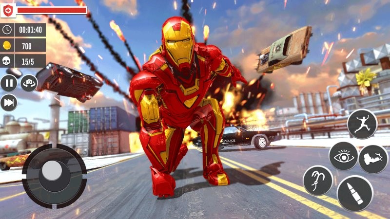 超级钢铁侠绳索英雄无限金币钻石版 超级钢铁侠绳索英雄无限金币钻石版