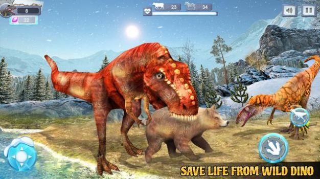 恐龍動物戰斗模擬器(Winter Dino Simulator 2022) 恐龍動物戰斗模擬器(Winter Dino Simulator 2022)