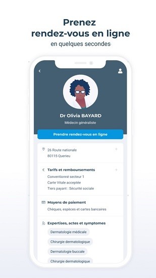 doctolib app(法国医疗预订平台)