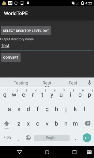 我的世界存档转换器(WorldToPE) 我的世界存档转换器(WorldToPE)