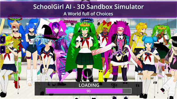 SchoolGirl AI - 3D Multiplayer Sandbox Simulator安装 SchoolGirl AI - 3D Multiplayer Sandbox Simulator安装