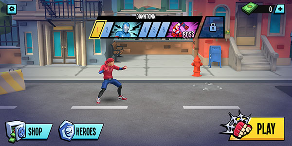 蜘蛛战士超级英雄最新版下载(Spider Fighter Superhero Games)