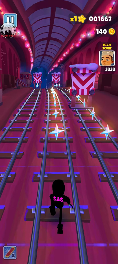 Subwaysurf五角星菜單官方最新版