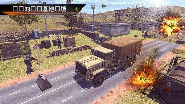 陸軍貨運卡車駕駛游戲(army cargo transport truck simulator)