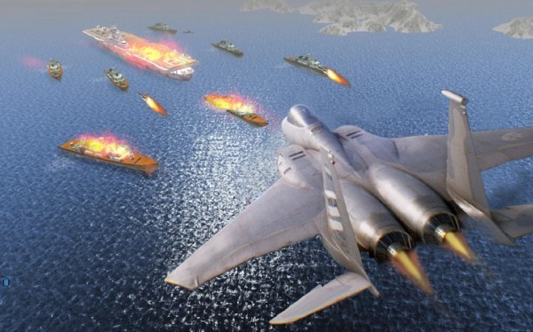 Fighter Jet Air Strike: Gunship Battle