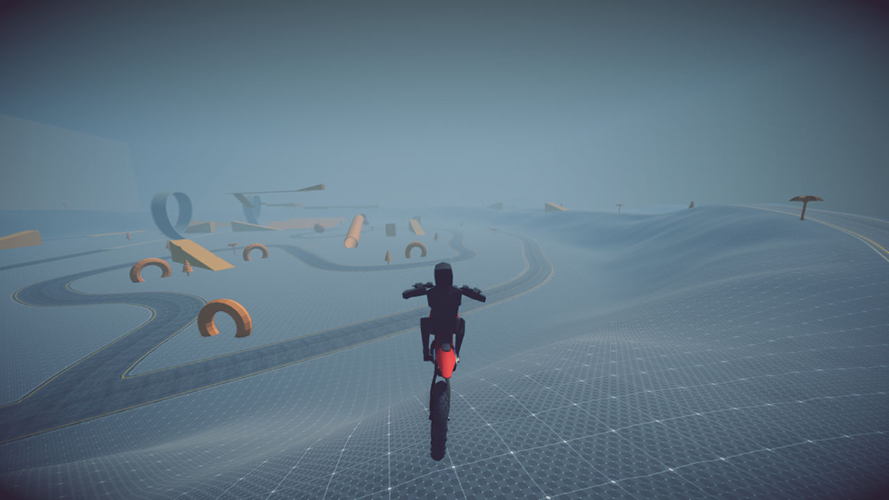 不可能的摩托車游戲