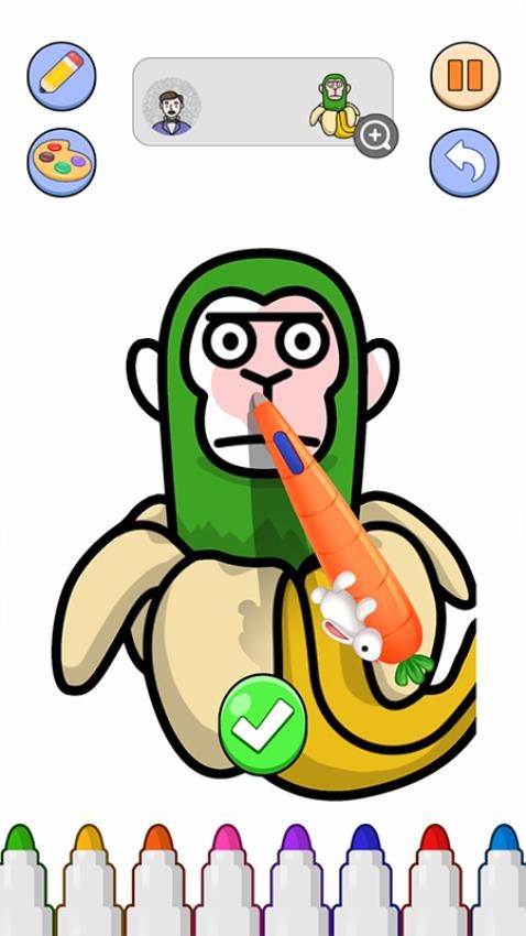 怪物繪畫填色 怪物繪畫填色