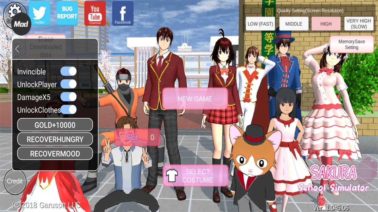 樱花校园模拟器正版内置菜单官网版 樱花校园模拟器正版内置菜单官网版