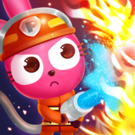 泡泡小镇消防员