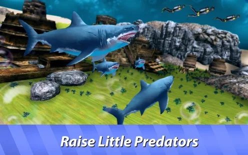 Megalodon Survival Simulator - be a monster shark!