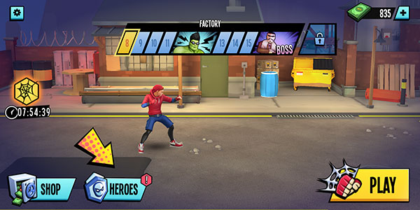 蜘蛛战士超级英雄最新版下载(Spider Fighter Superhero Games)