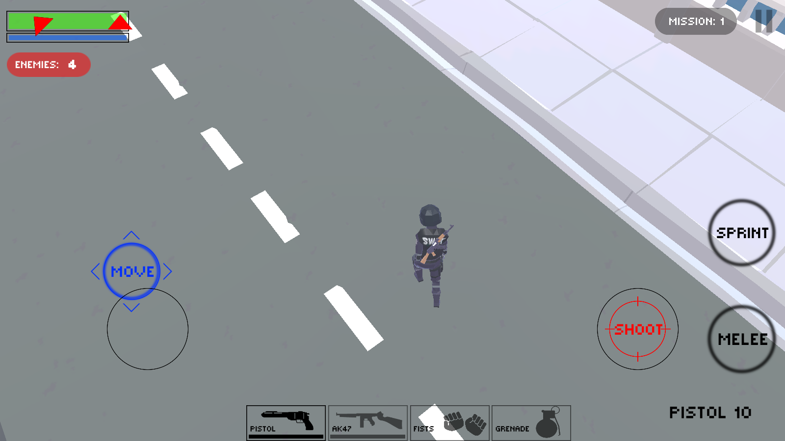 Polygon Cover Shooter: City Police Vs. Mob War Polygon Cover Shooter: City Police Vs. Mob War